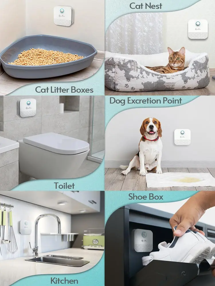 DownyPaws Purificador de Odor Recarregável para Caixa de Areia de Gatos - Image 6