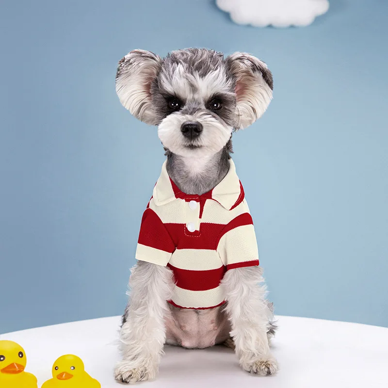 Camisa Polo para Cães e Gatos de Poliéster para Verão - Imagem 3