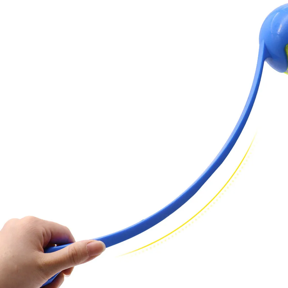 Vara Lançadora de Bola para Cães Brinquedo Interativo Azul - Imagem 3