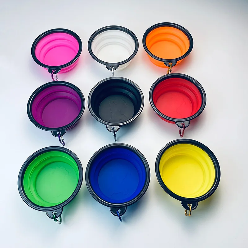 Tigela Dobrável para Cães e Gatos de Silicone Portátil - Imagem 4