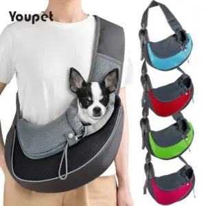 mochila para cães e gatos de malha respirável