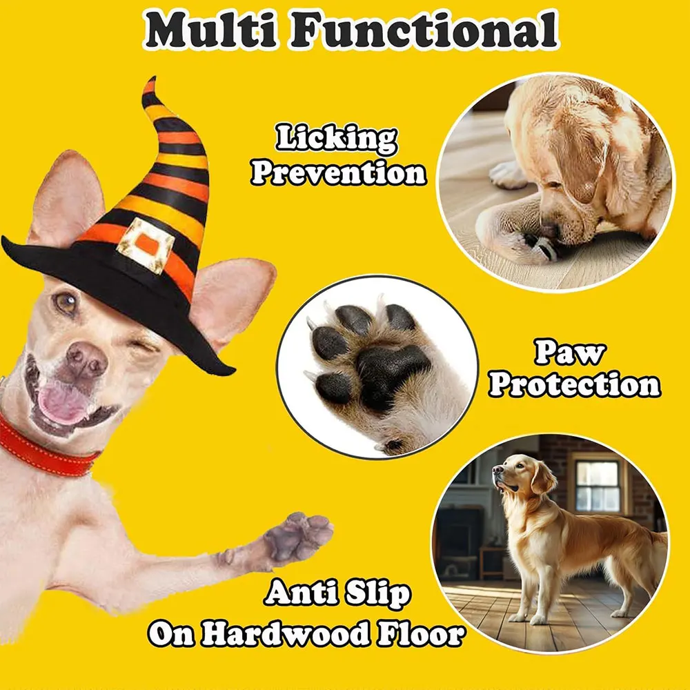 Meias Antiderrapantes para Cães 4 Pacotes com Aderência Forte - Imagem 5