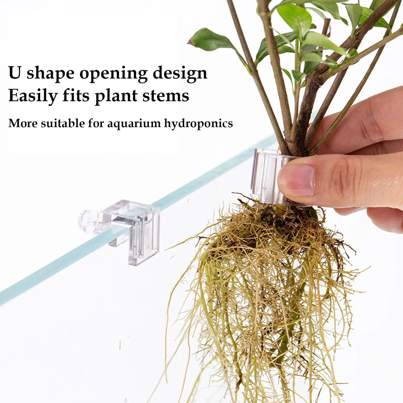 suporte para plantas de aquário em u