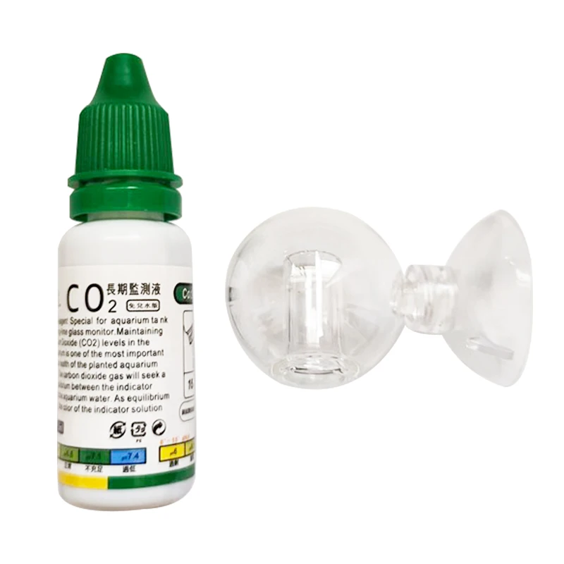 Solução Indicadora de CO2 para Aquário 15ml com Medidor de Vidro - Imagem 3