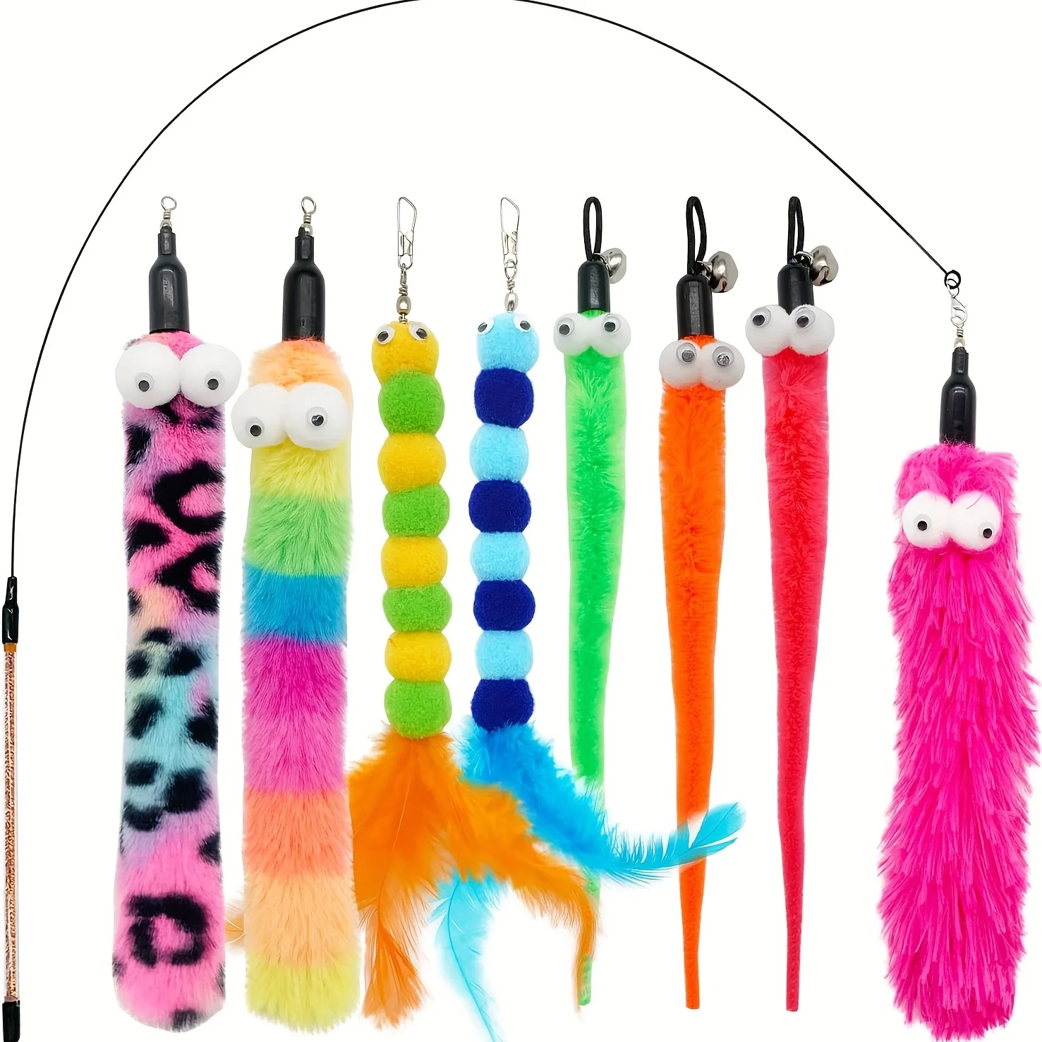 brinquedo varinha para gatos