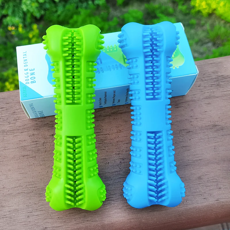 Brinquedo Bola para Cães de Borracha com Limpeza dos Dentes (2 peças) - Image 4