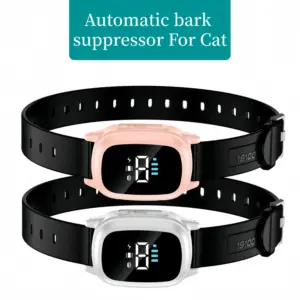 coleira anti-miado para gatos recarregável