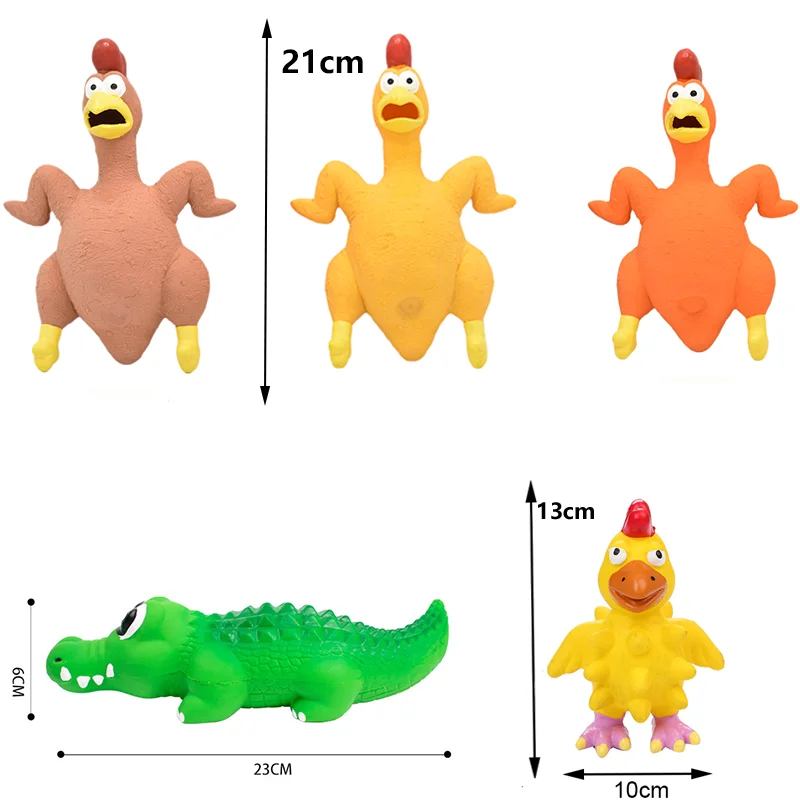 Brinquedo de Látex para Cães com Som e Resistente à Mordida - Imagem 5