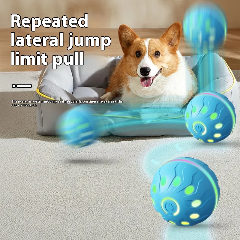 Bola de Brinquedo para Cães Recarregável USB Interativa - Imagem 2