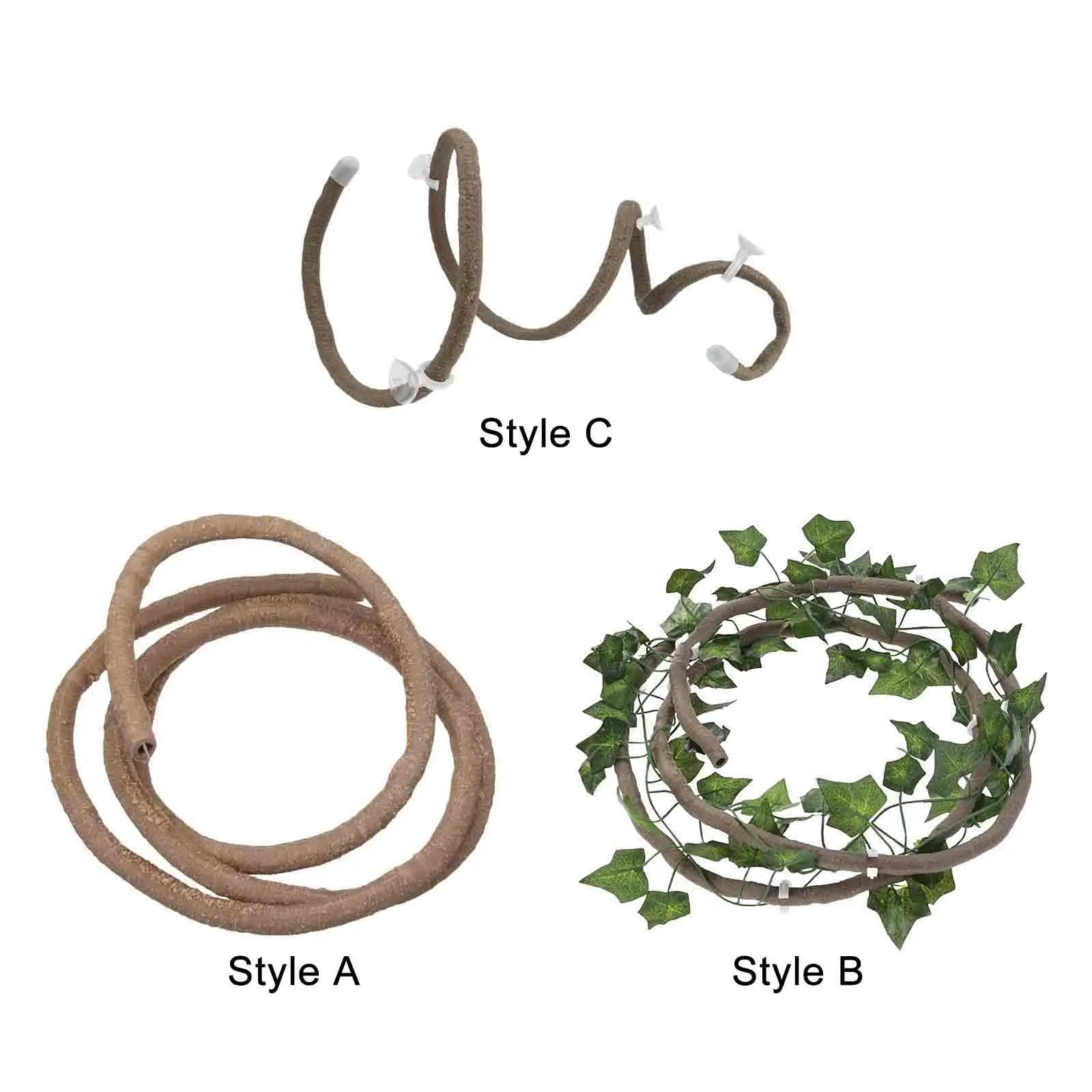 Vinhas para Terrário de Répteis de PU e Fio de Ferro 100 cm - Imagem 2