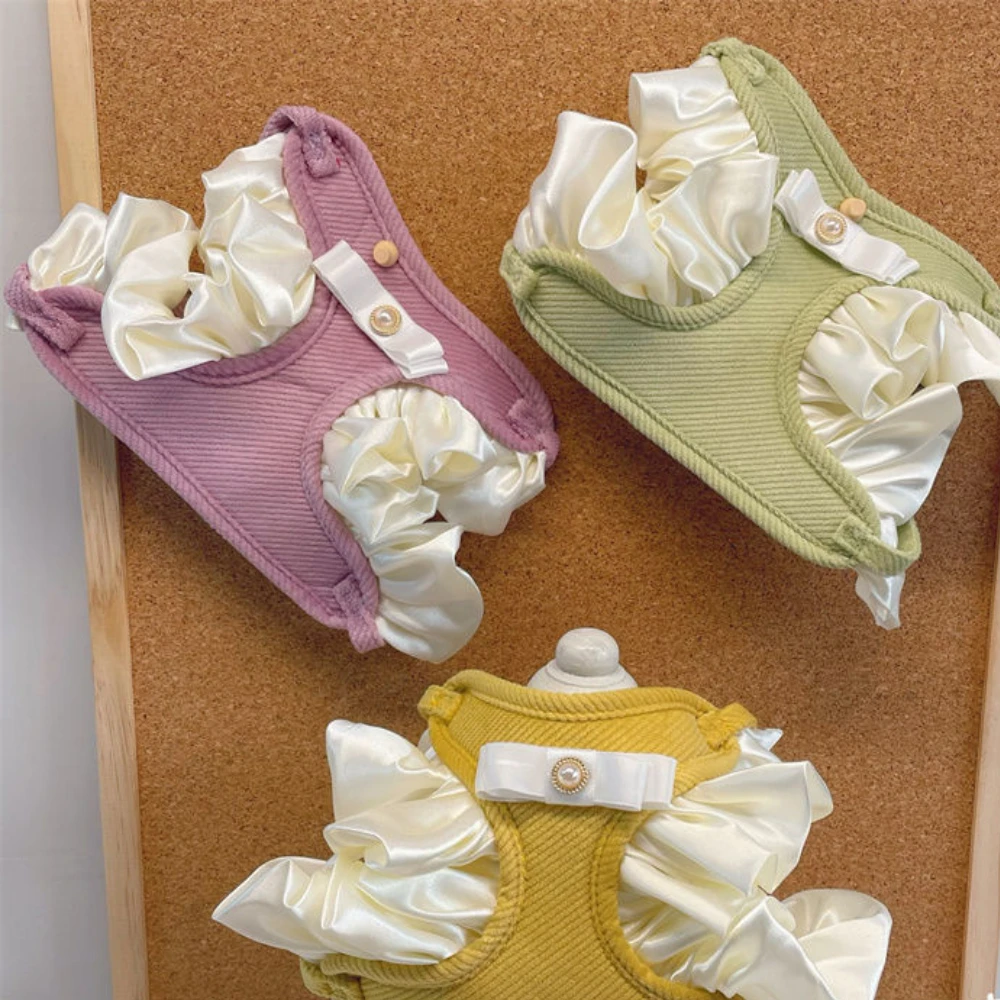 Colete Floral para Cães e Gatos com Laço Ajustável - Image 3