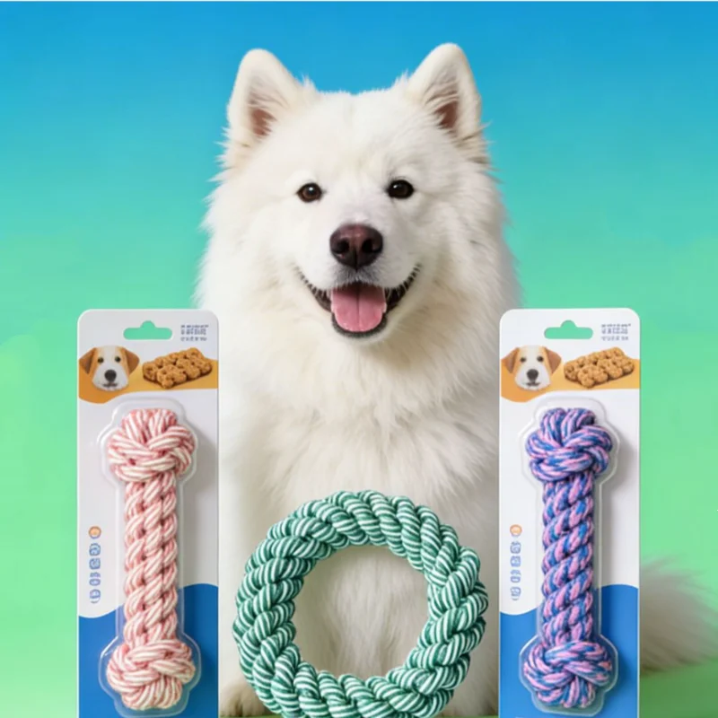Brinquedo de Corda para Cães de Médio e Grande Porte em Madeira - Imagem 5