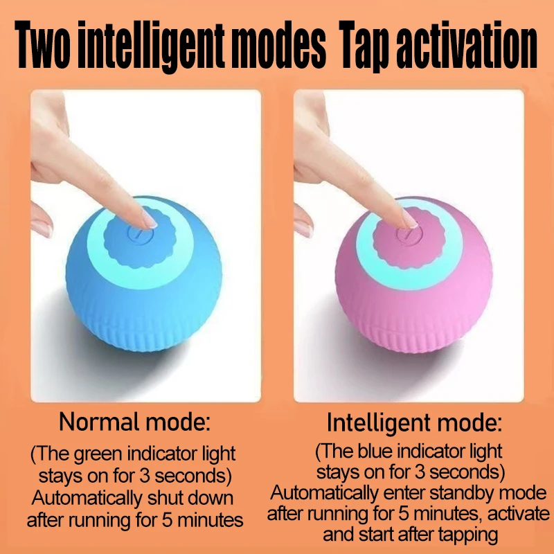 Bola Interativa Automática para Gatos de Silicone com Movimento - Imagem 3