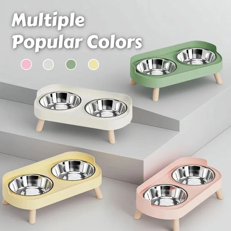 Comedouro Elevado Dopamine para Pets com Tigelas Duplas de Aço - Image 6