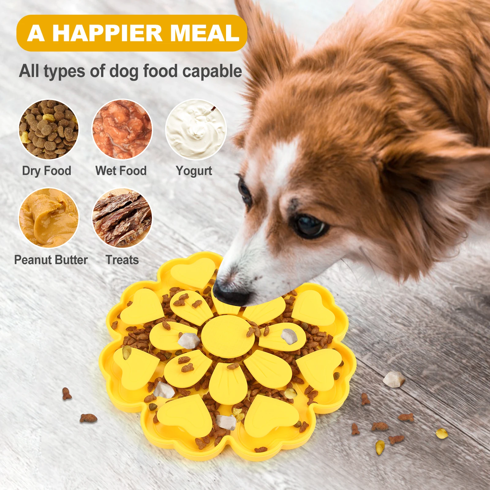 Comedouro Lento de Silicone para Cães e Gatos com Ventosa - Image 4