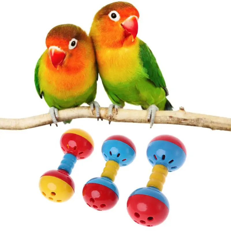 Brinquedo Sino para Pássaros Plástico com Bolas Duplas para Gaiola - Imagem 5