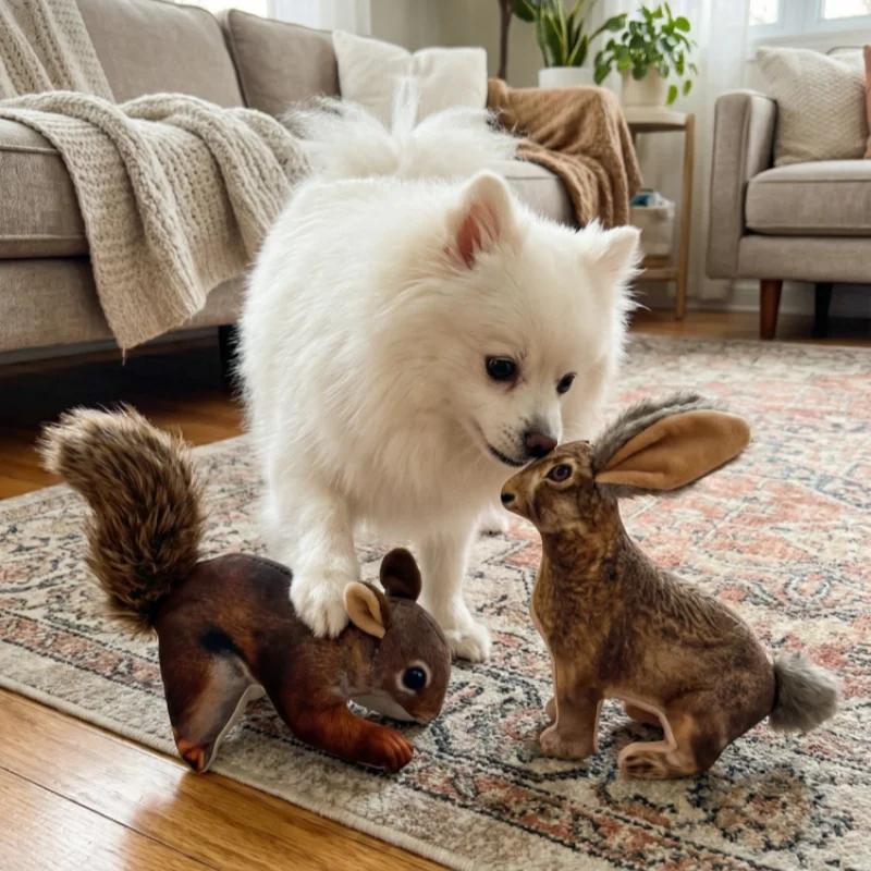 Brinquedo de Pelúcia para Cães com Apito Macio - Image 6