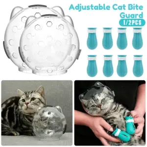focinheira para gatos transparente