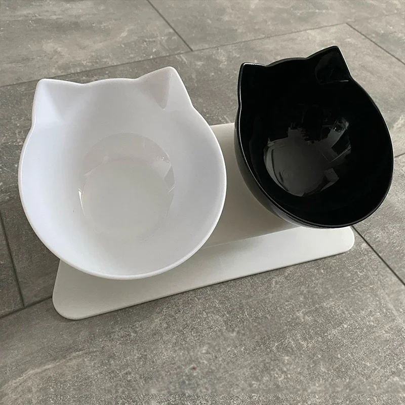 Tigela Dupla para Gatos e Cães Plástico ABS com Base Antiderrapante - Imagem 5