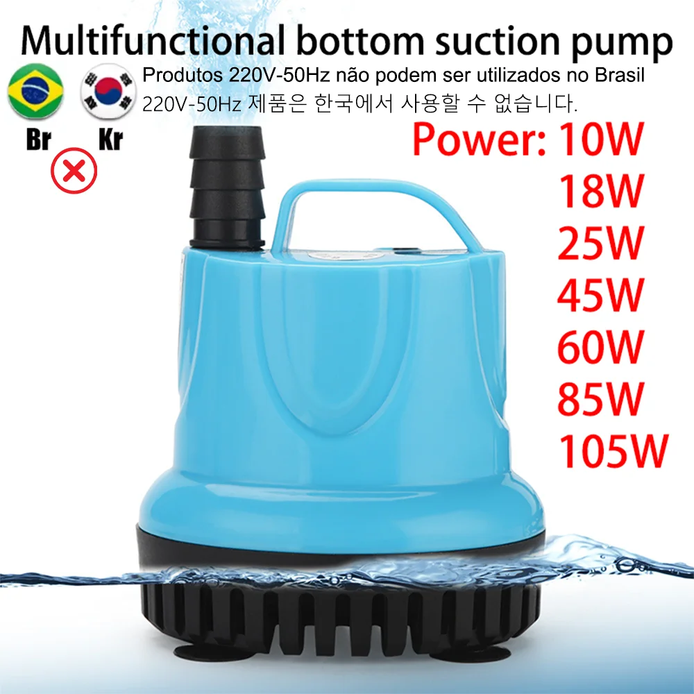 bomba submersível para aquário