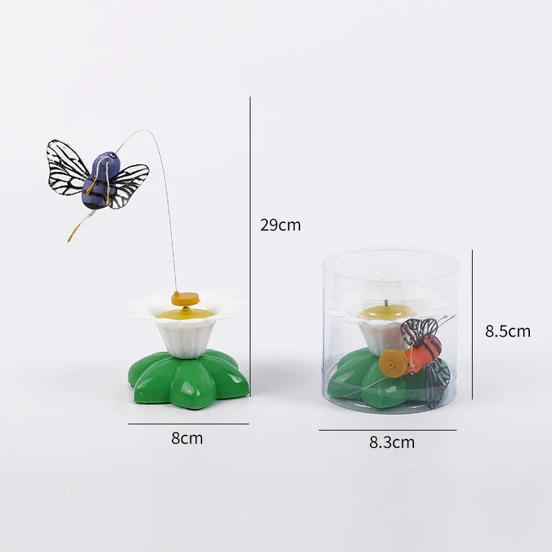 Brinquedo para Gatos Borboleta Elétrica Rotativa de 8 cm - Image 6