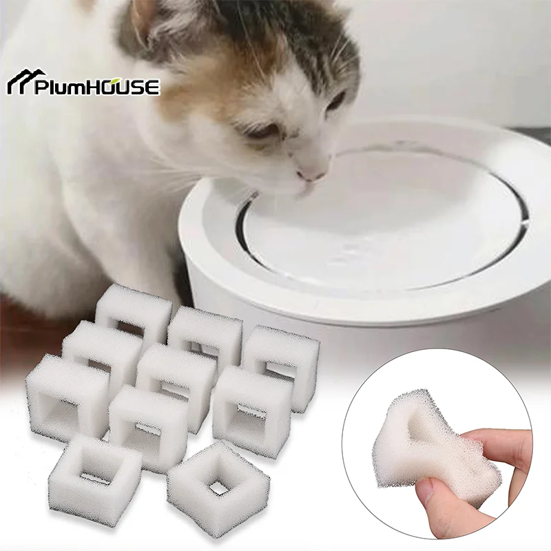 Filtros de Espuma para Fonte de Gatos 5x5x3cm - Imagem 3