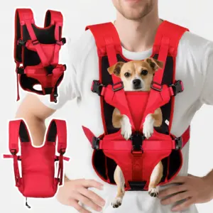 mochila transportadora frontal para cães pequenos