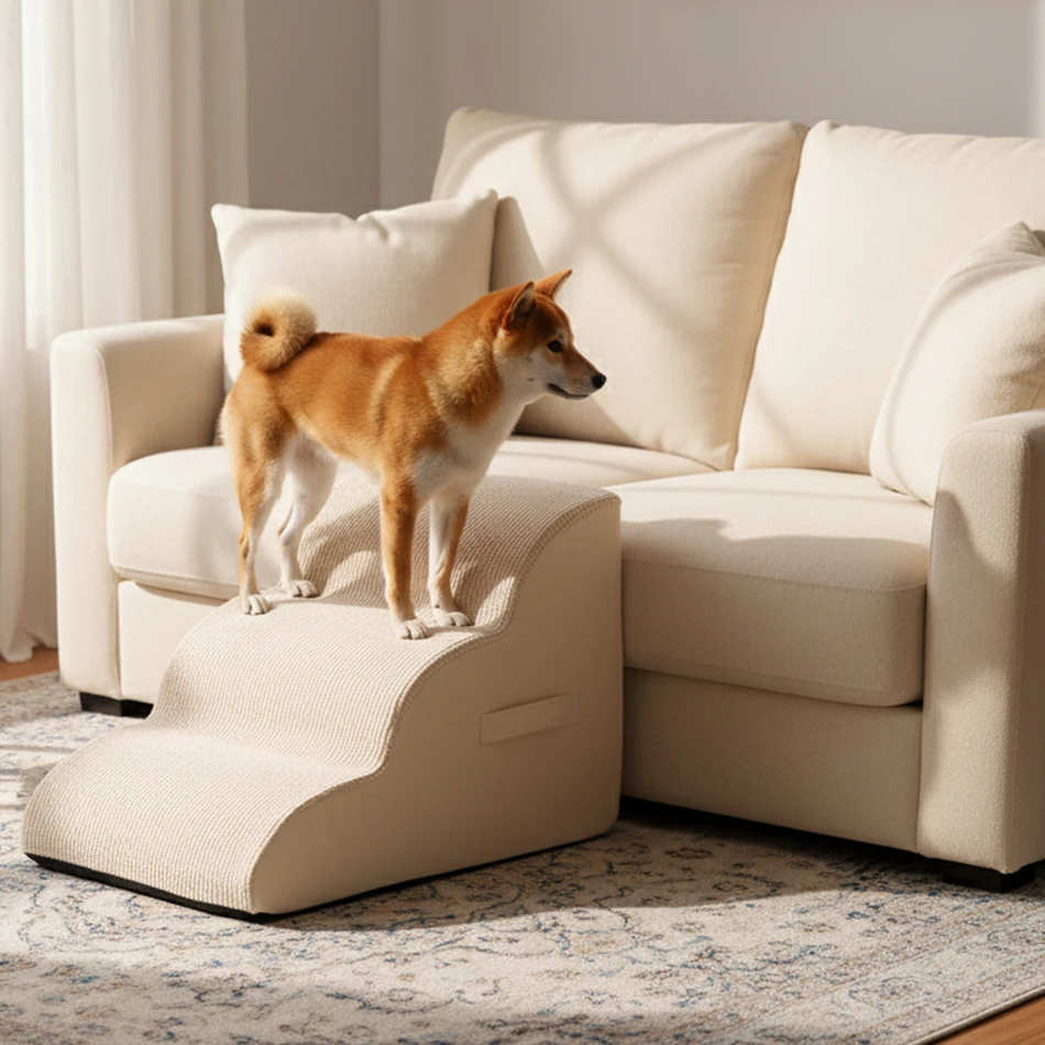 escada rampa para cães e gatos lavável