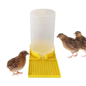 copo de água para aves transparente