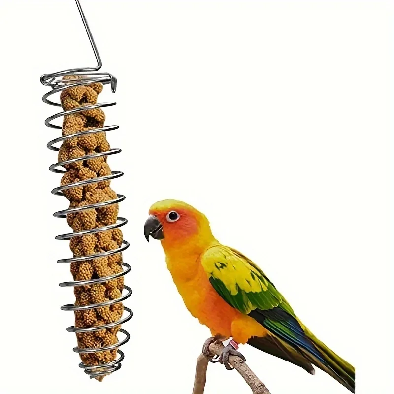 alimentador de pássaros de aço inoxidável