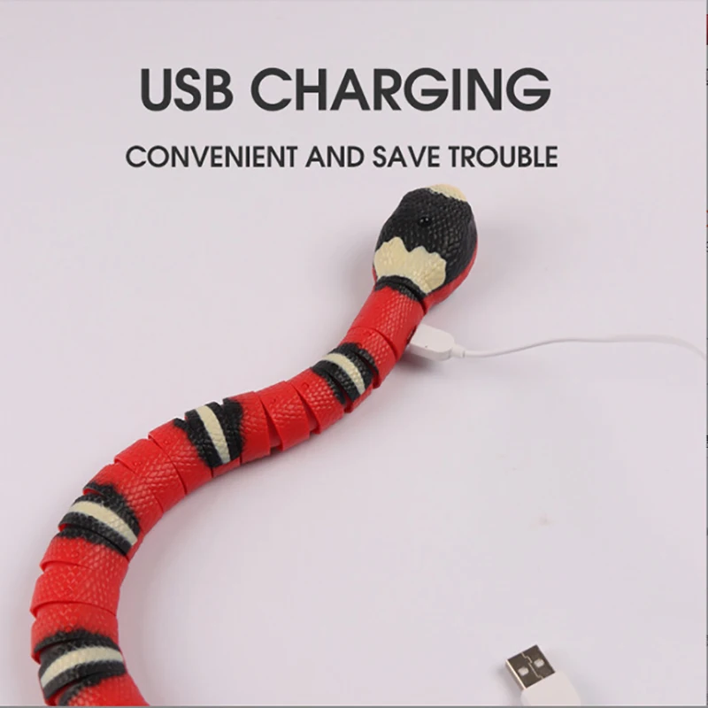 Brinquedo Cobra Sensível para Gatos Recarregável USB Interativo - Imagem 3