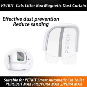 cortina magnética para sanitário de gatos