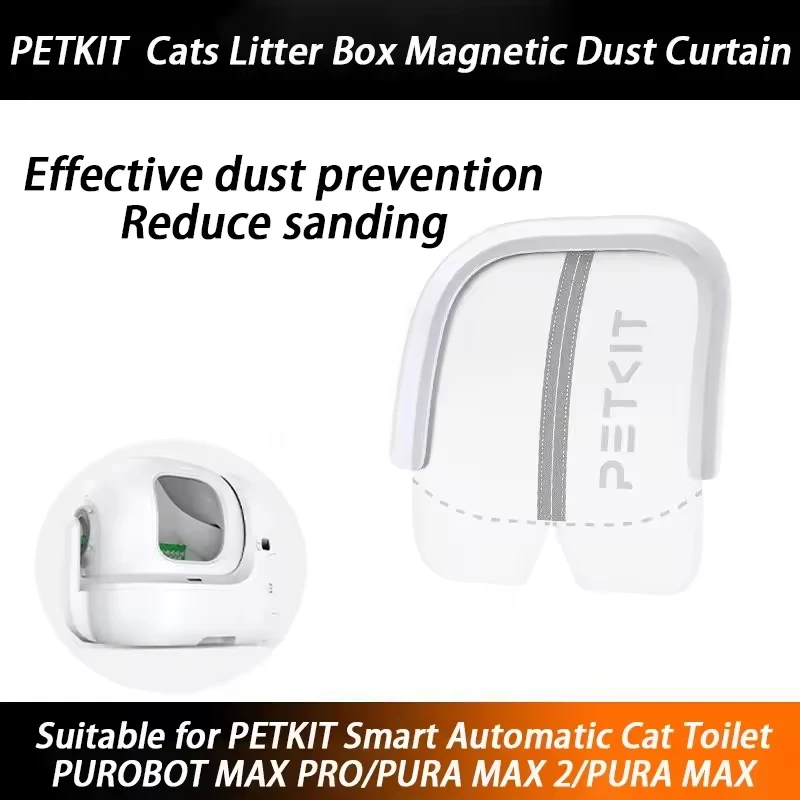 cortina magnética para sanitário de gatos