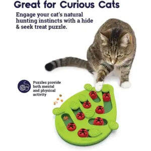 brinquedo quebra-cabeça para gatos