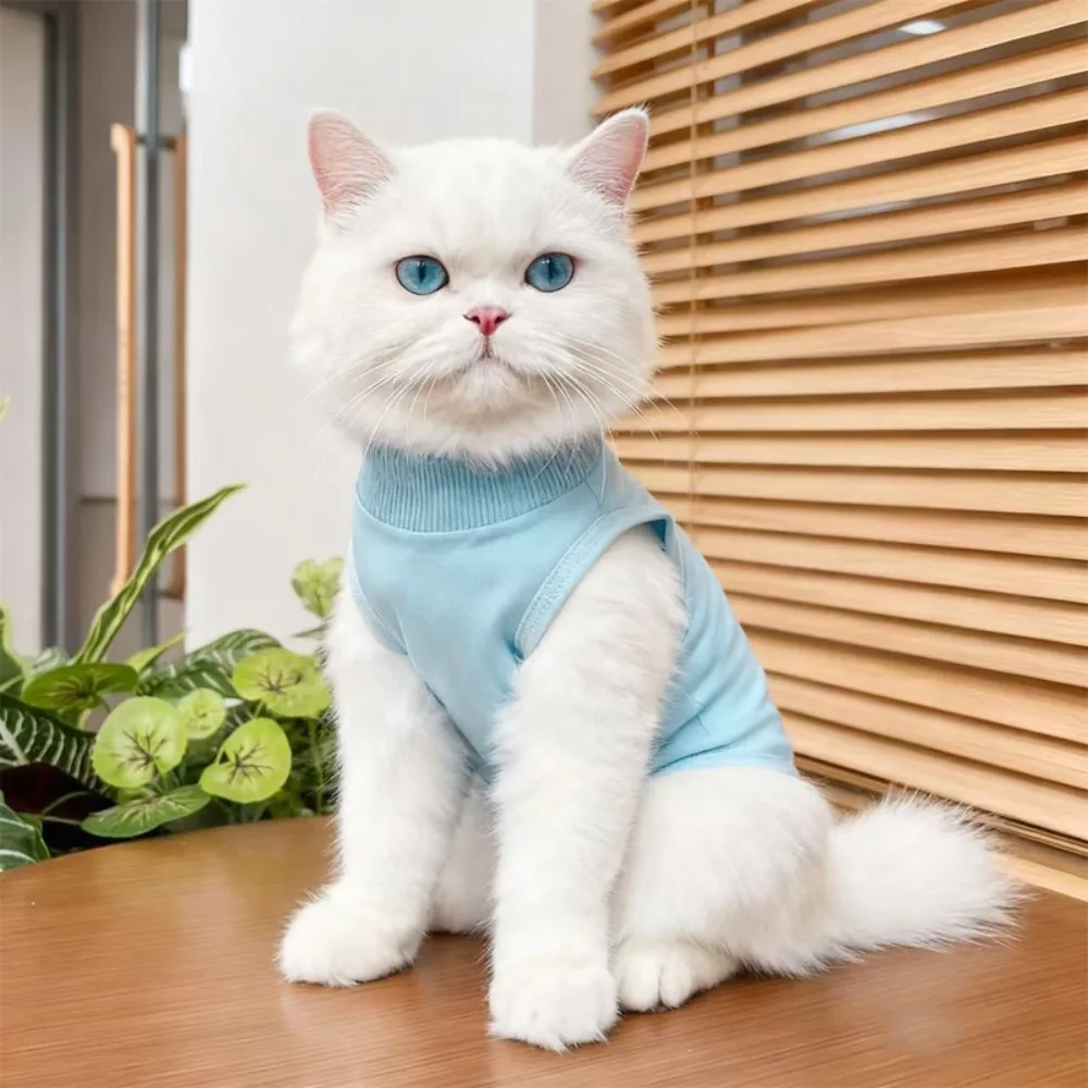 Macacão Pós-Cirúrgico para Gatos Respirável com Fecho Ajustável - Imagem 4