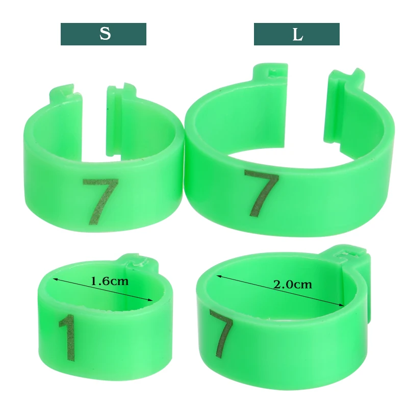 Anel de Perna para Aves 16mm/20mm com Numeração para Identificação - Imagem 6