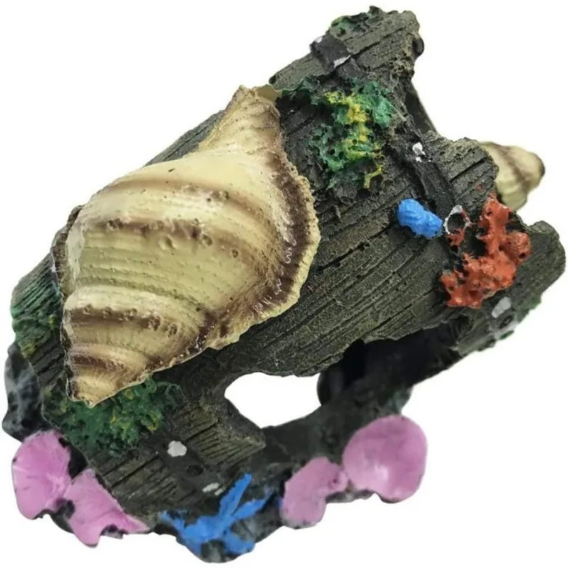Decoração de Aquário em Resina Formato de Barril Caverna para Peixes Pequenos - Imagem 3