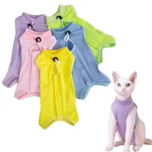 roupa pós-cirúrgica para gatos