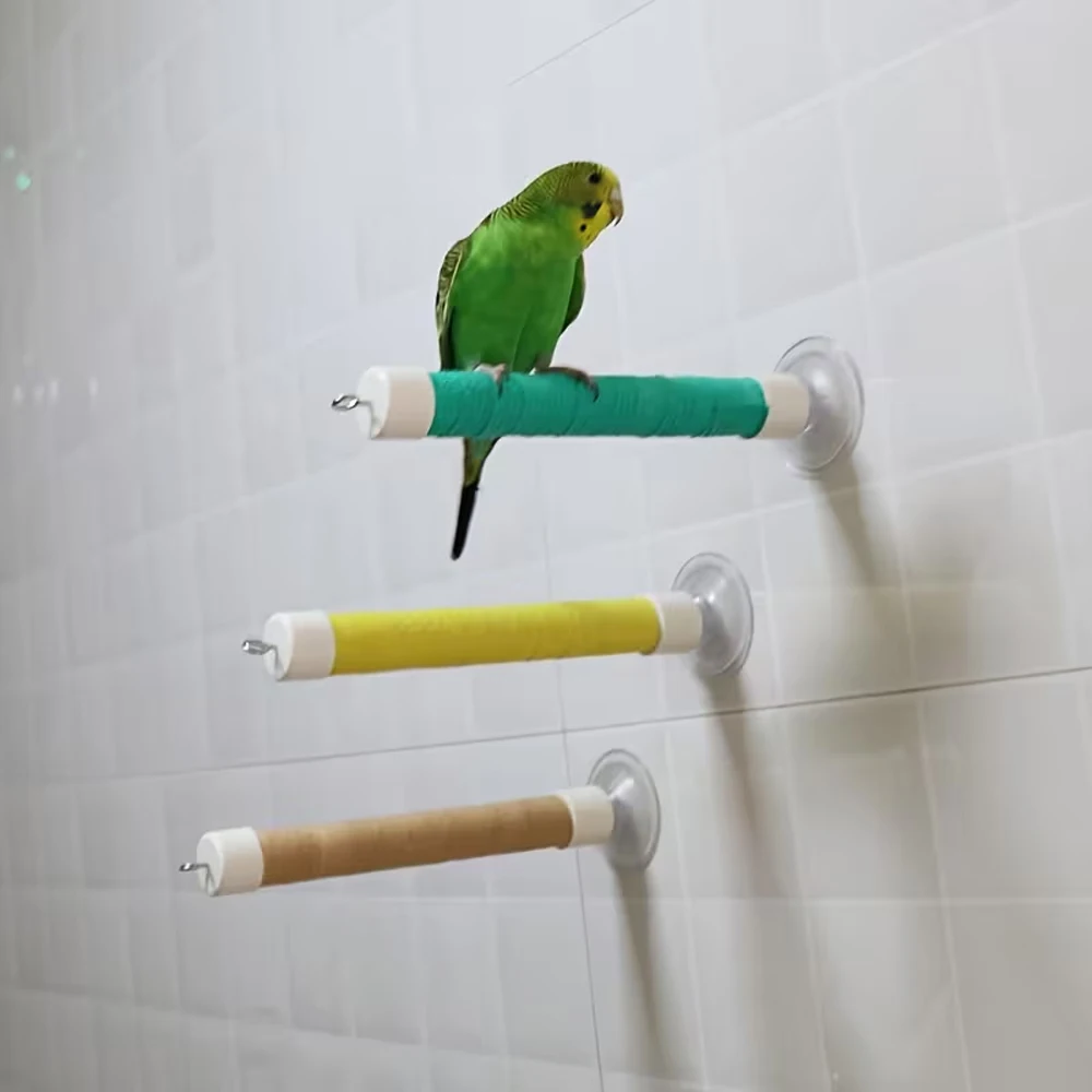 Poleiro para Pássaros com Ventosas para Vidro de Janela - Imagem 5