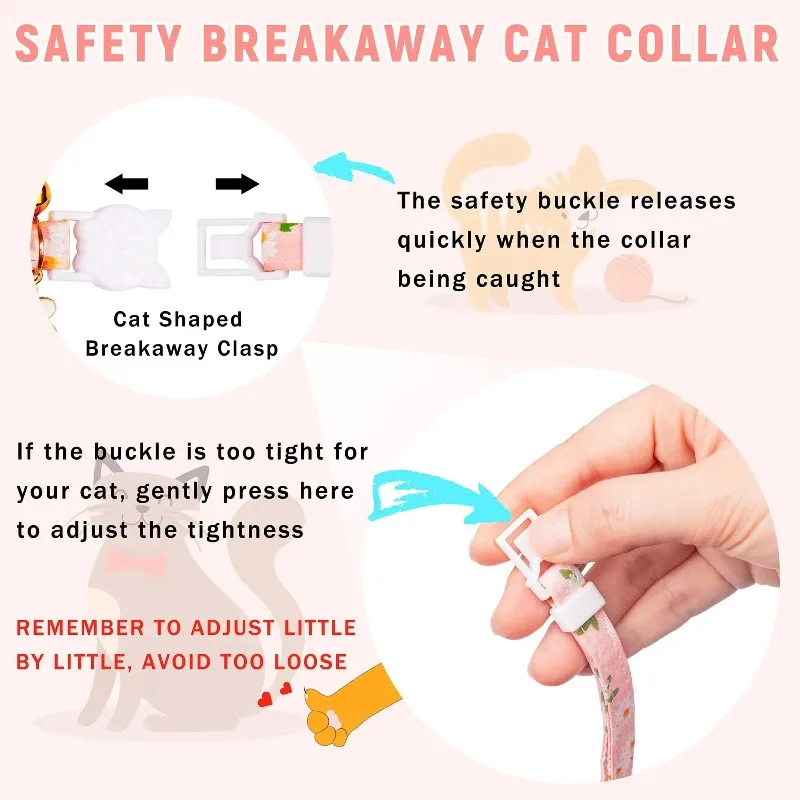 Coleira para Gatos com Suporte AirTag Ajustável e Fivela de Segurança - Imagem 4