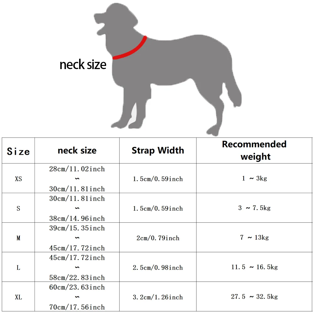 Coleira para Cães Ajustável e Refletiva para Passeio - Imagem 2