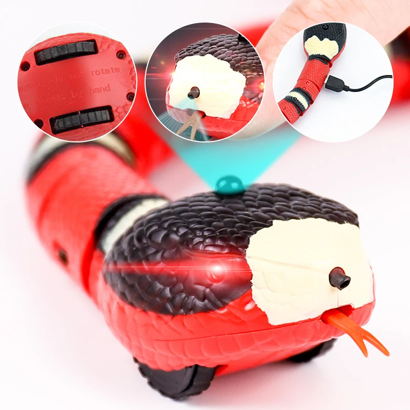 Brinquedo de Gato Cobra com Sensor Inteligente Recarregável USB - Imagem 6