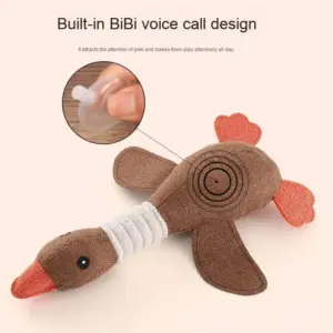 brinquedo de pato de pelúcia para cães