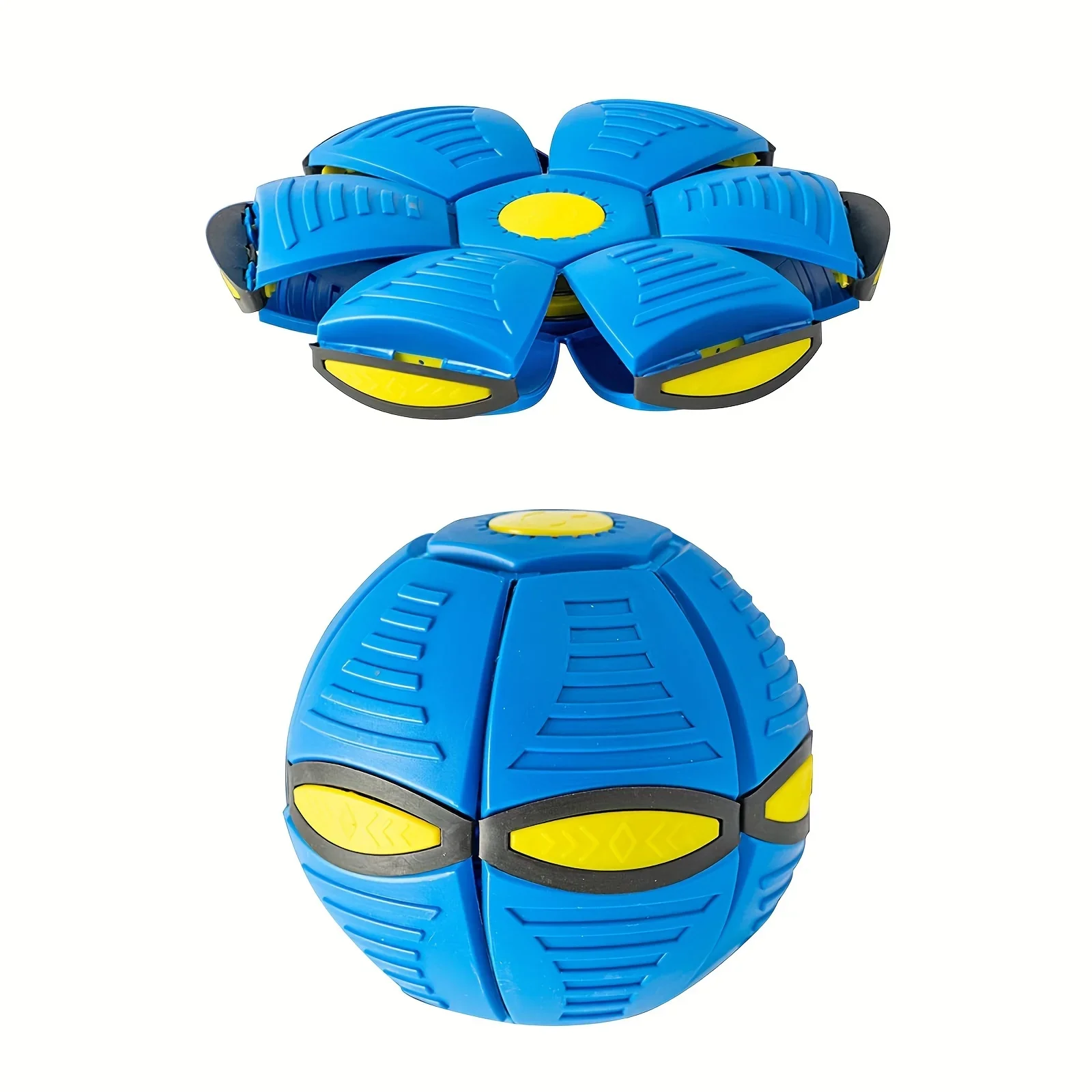 Brinquedo Disco Voador para Cães de Plástico Macio que Vira Bola - Imagem 2