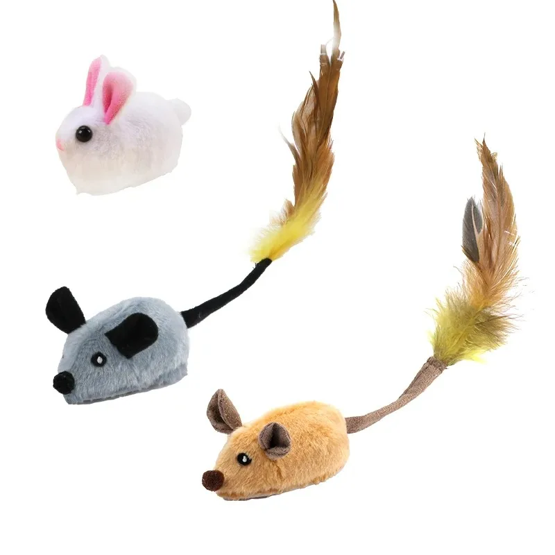 Brinquedo de Gato Rato de Pelúcia com Movimento Aleatório USB Recarregável - Image 5