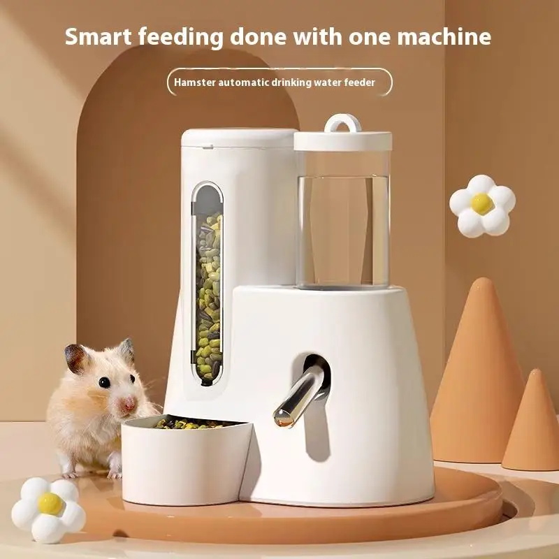alimentador automático 2 em 1 para hamster