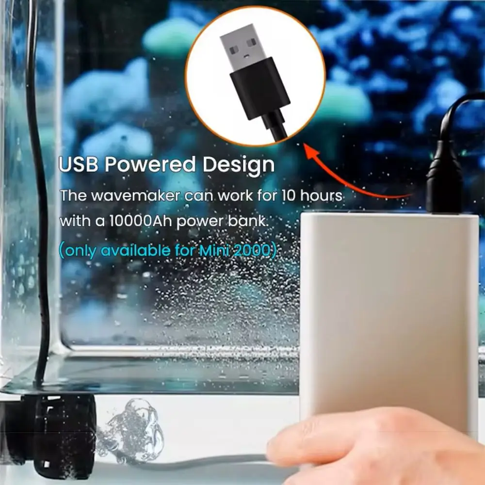 ZKSJ Wave Maker para Aquário DC12V/DC24V Super Compacta e Silenciosa - Imagem 5