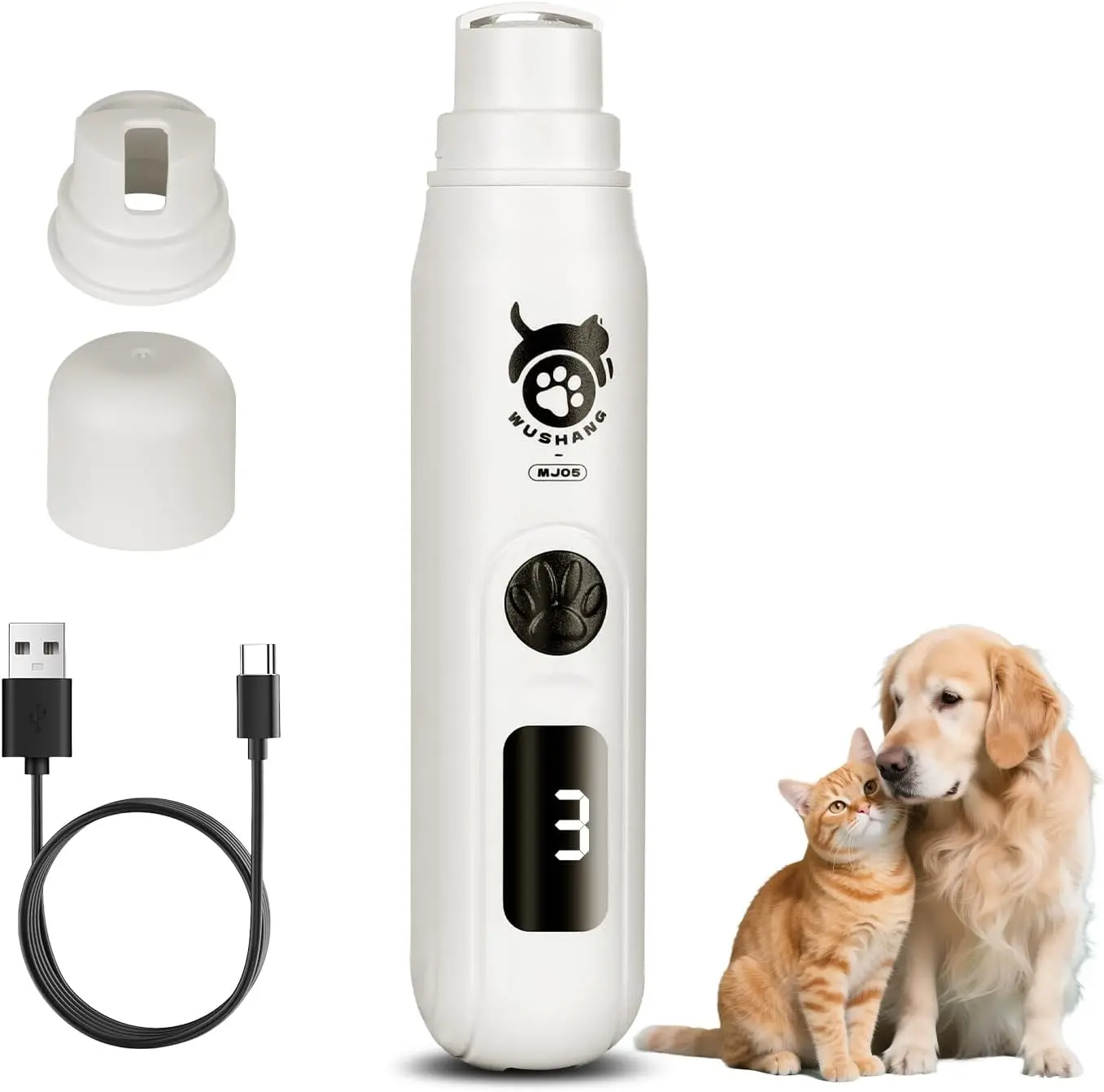 lixadeira de unhas para cães e gatos recarregável