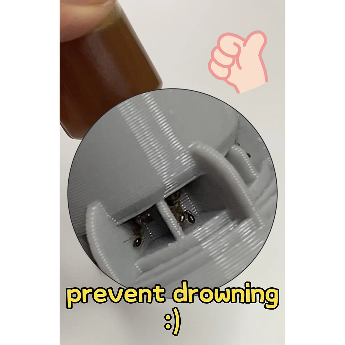 Alimentador de Água AntsKeeper para Formigas de Vidro 1-30ml Anti-Afogamento - Imagem 6