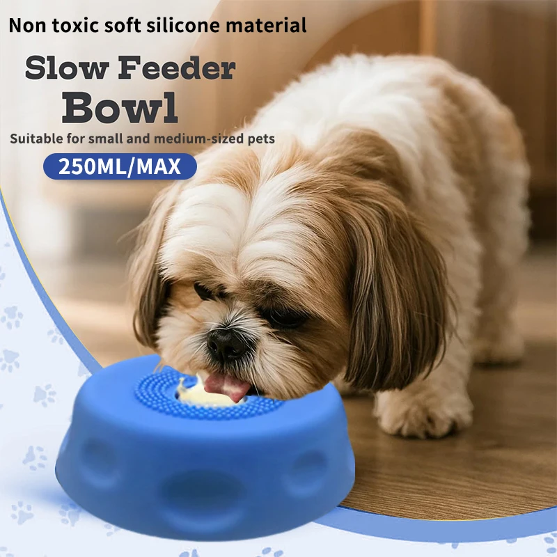 Tigela Lenta para Cães com Líquidos Antiderrapante e Bola Integrada - Imagem 5